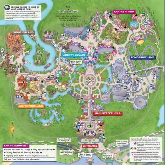 Mapa dos Parques Disney > Guia 2020 do Walt Disney World Resort